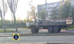 Рух ворожої техніки в Маріуполі