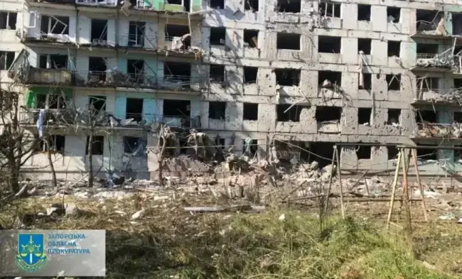 Фото пошкодженого будинку в Оріхові