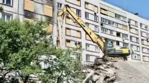Ремонт постраждалого будинку