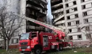 Зруйнований росіянами будинок по вул. Запорізькій, 2-Б
