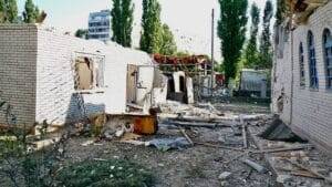 Зруйнований окупантами храм у Запоріжжі