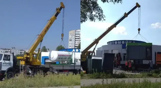Демонтаж незаконної АЗС