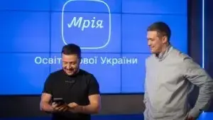 Президент Володимир Зеленський та Міністр цифрової трансформації Михайло Федоров