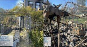 Наслідки ракетного удару / Фото: Запорізька обласна прокуратура