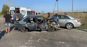Місце ДТП / Фото: прес-служба ДСНС Запорізької області