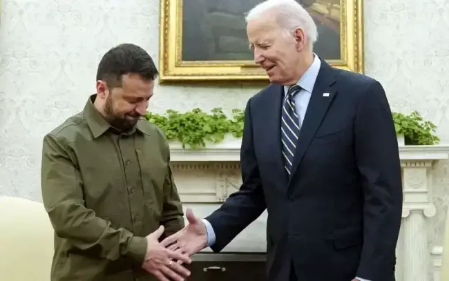 Володимир Зеленський і Джо Байден / Associated Press