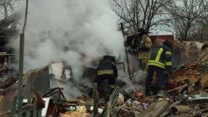 Наслідки обстрілу / Фото: ГУ ДСНС України в Запорізькій області