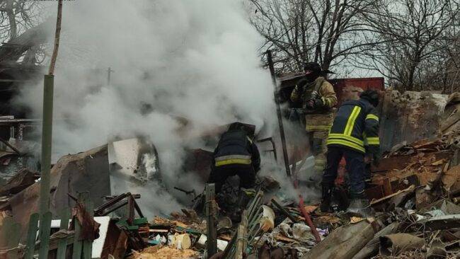 Наслідки обстрілу / Фото: ГУ ДСНС України в Запорізькій області
