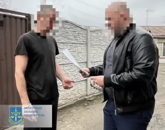 Обвинувачений / Фото: Запорізька обласна прокуратура