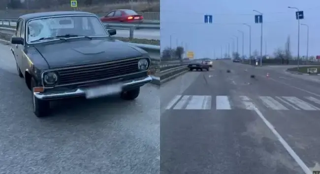 Місце ДТП / Фото: ГУНП Запорізької області