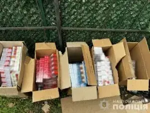 Вилучені цигарки / Фото: ГУНП Запорізької області