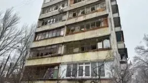 Наслідки обстрілу Запоріжжя 8 січня / Фото: Суспільне Запоріжжя