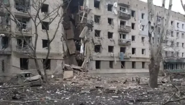 Наслідки авіаударів по Оріхову