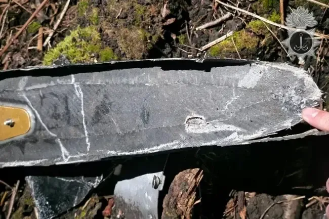 Уламки збитих шахедів