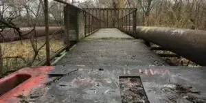 Пішохідний міст у центральному парку