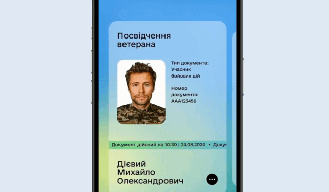 Посвідчення ветерана війни
