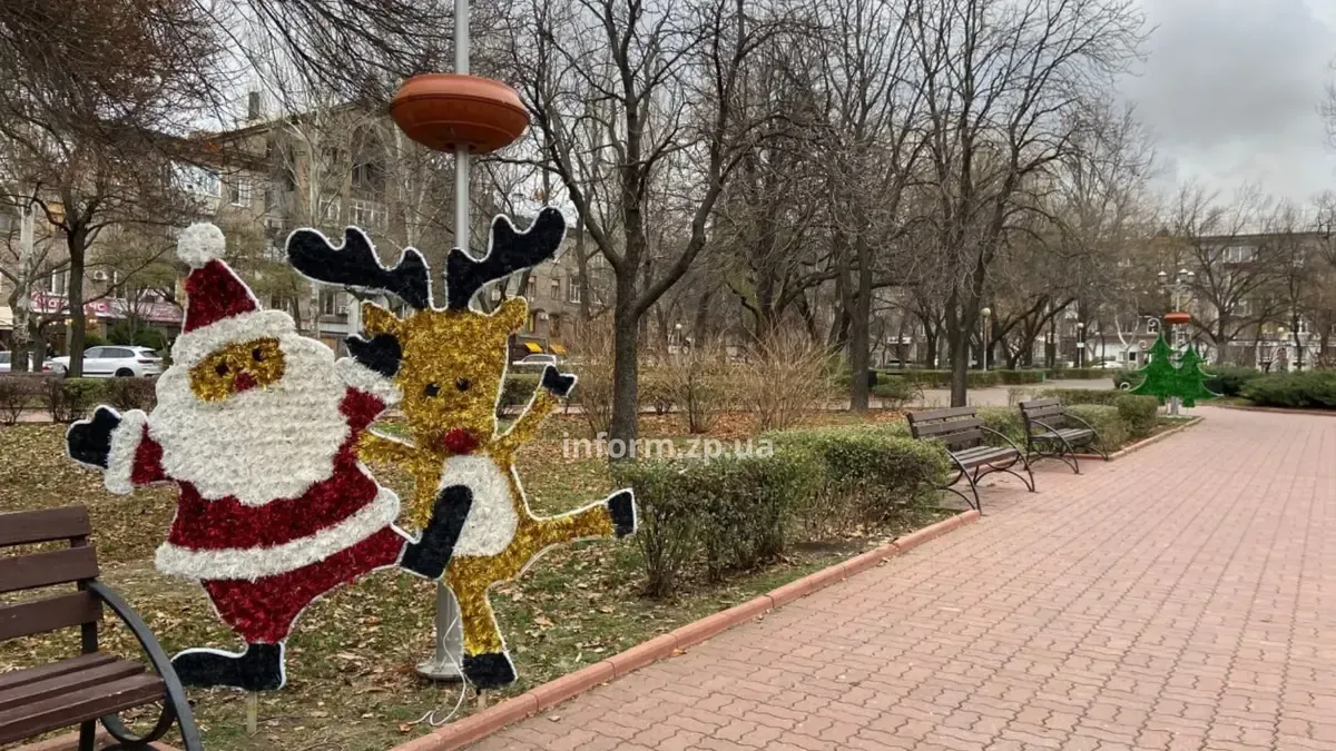 Новорічні локації у Запоріжжі