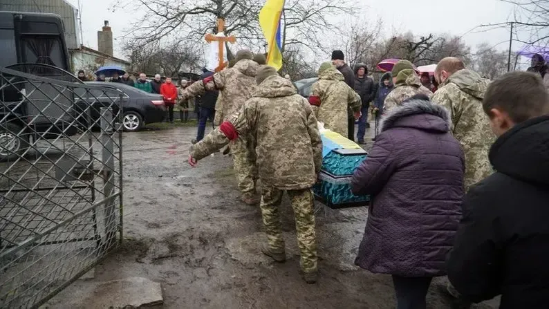 Церемонія прощання з ветераном Олександром Таліковим