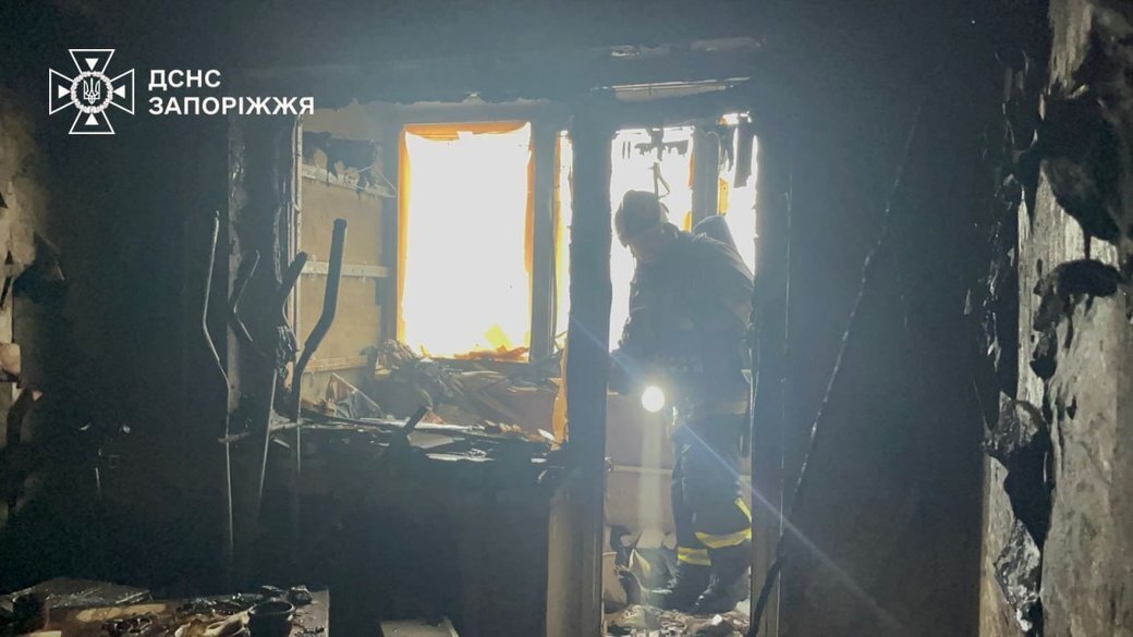В Запоріжжі у пожежі загинув чоловік В Запоріжжі у пожежі загинув чоловік