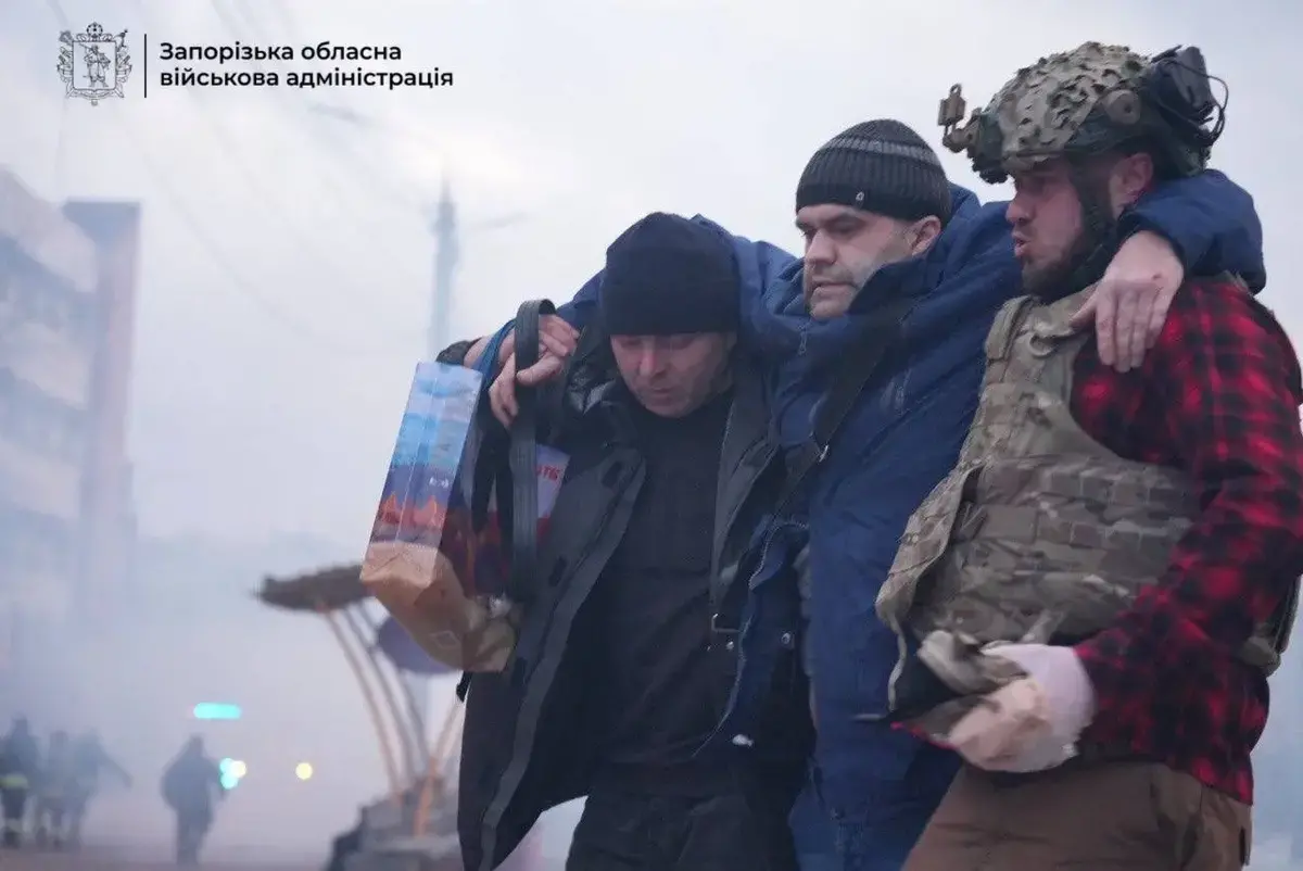Масова ракетна атака на Запоріжжя