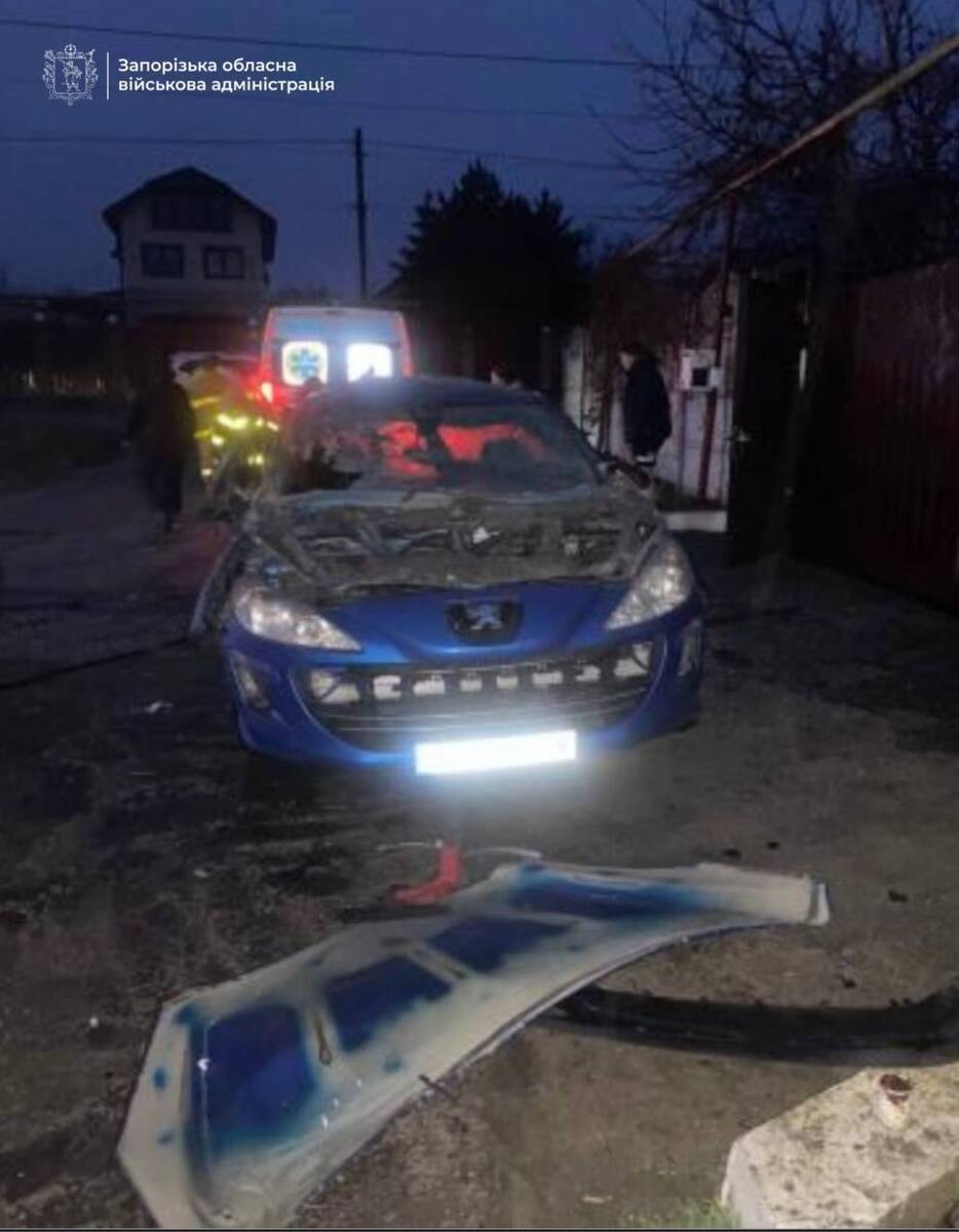 В Малокатеринівці дрон влучив у авто