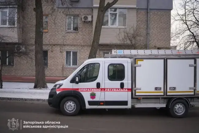 Нічна атака дронів на Запоріжжя