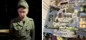 Вулицями Запоріжжя ходив чоловік у нацистській формі та з гранатою