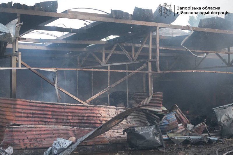ДСНС ліквідувала п’ять пожеж у Запорізькій області після атак РФ