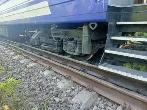 Три вагони поїзда "Запоріжжя - Солотвино" зійшли з рейок
