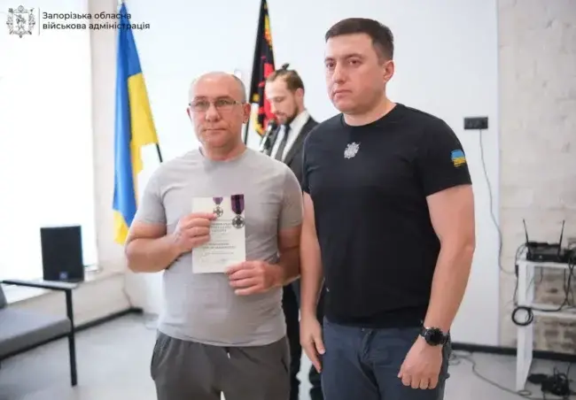 У Запоріжжі відзначили військових, які повернулися з полону