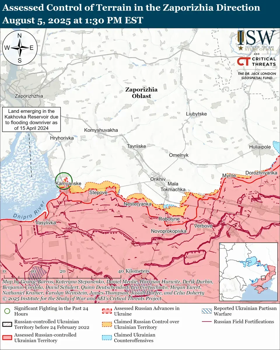 РФ штурмує Запорізький напрямок