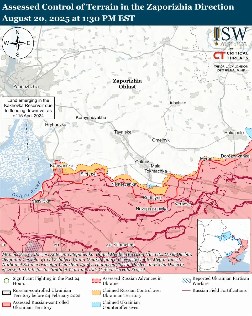 Росіяни "провалили" штурми під Степногірськом - ЗСУ дали відсіч (карта)