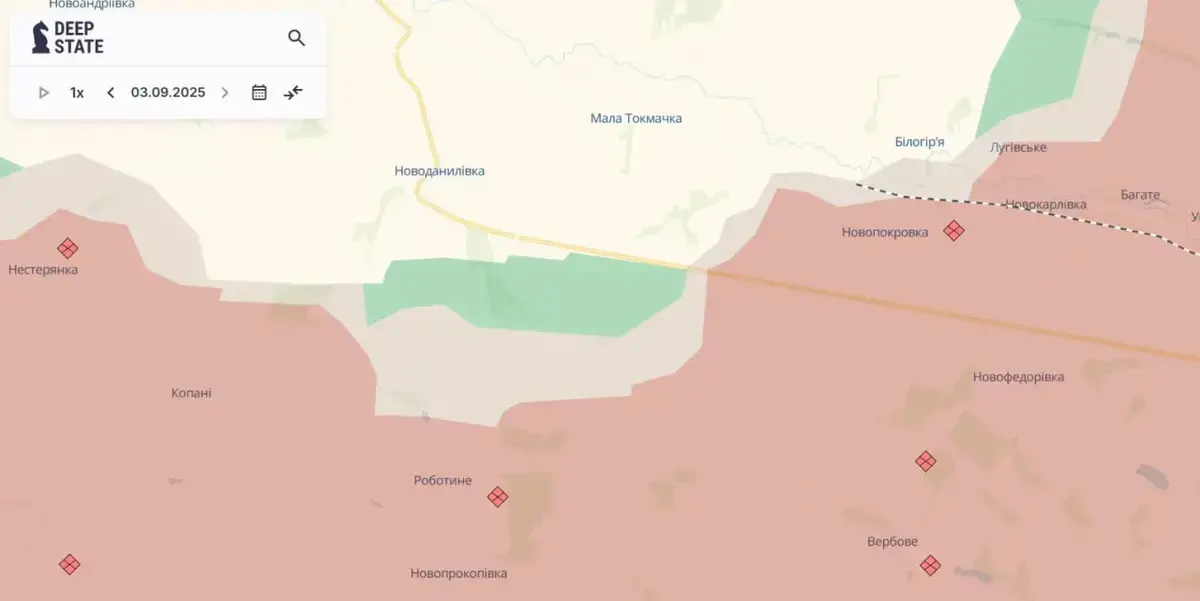 Російські війська атакують наших по всій лінії фронту на Запоріжжі