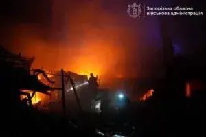 Росія масовано атакувала Запоріжжя