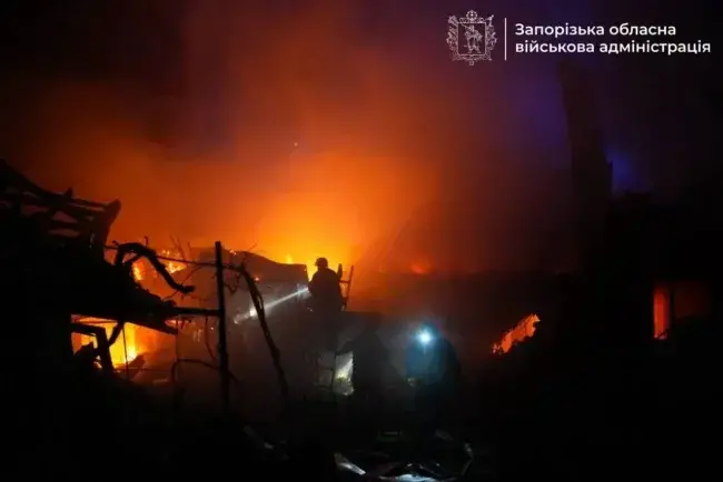 Росія масовано атакувала Запоріжжя