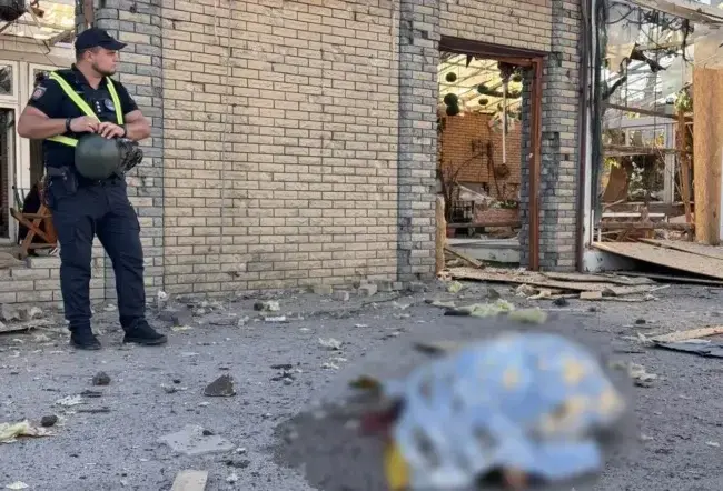 Наслідки удару по Запоріжжю