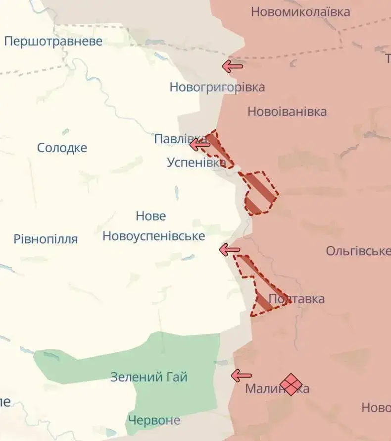 Карта DeepState 22 жовтня 2025 