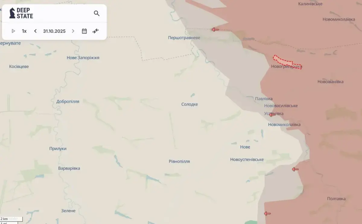 ЗСУ успішно контратакували на Запорізькому напрямку