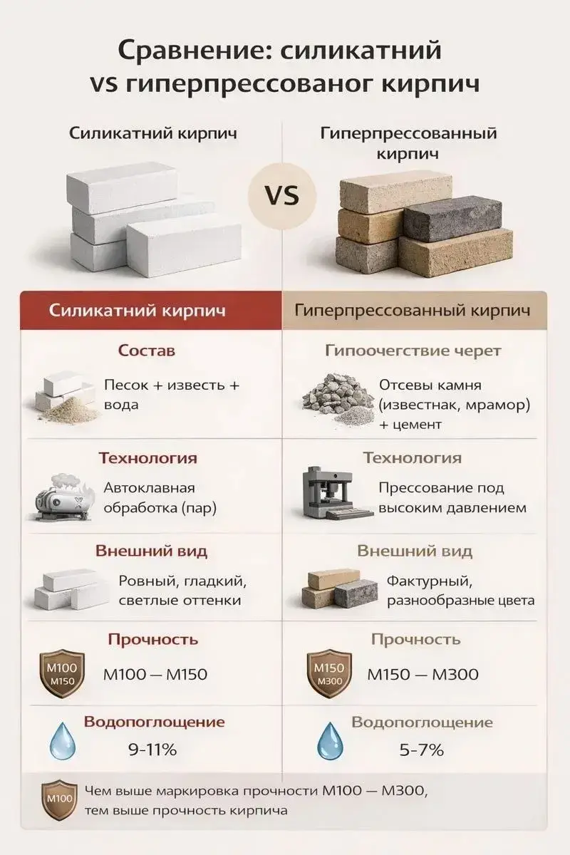 Фасад дома: что выбрать — силикат или гиперпрессованный?