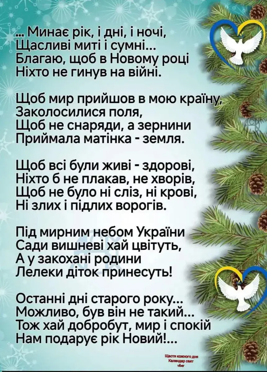З Новим роком 2026: патріотичні вітання та найкрасивіші картинки, листівки