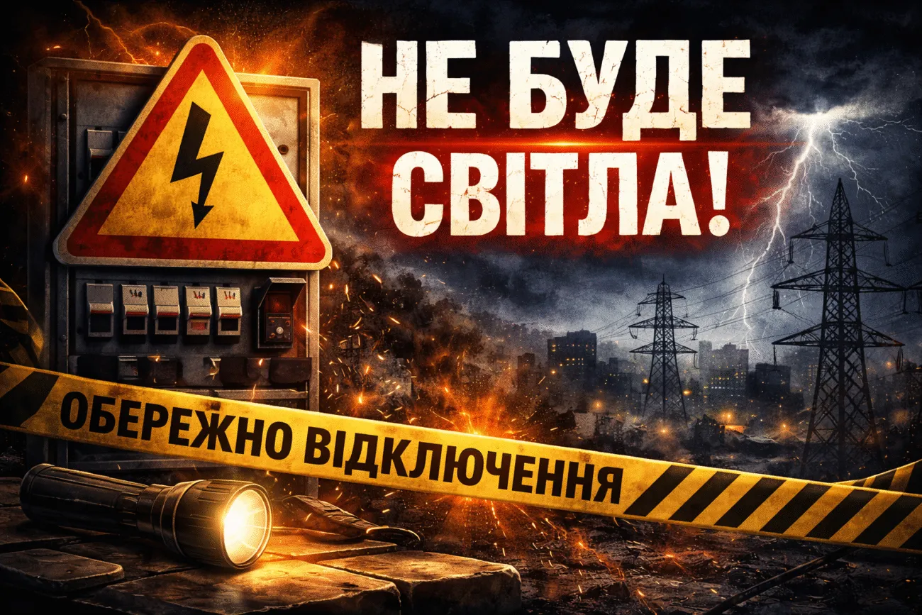 Графік відключення світла на 11 січня для Запоріжжя та області