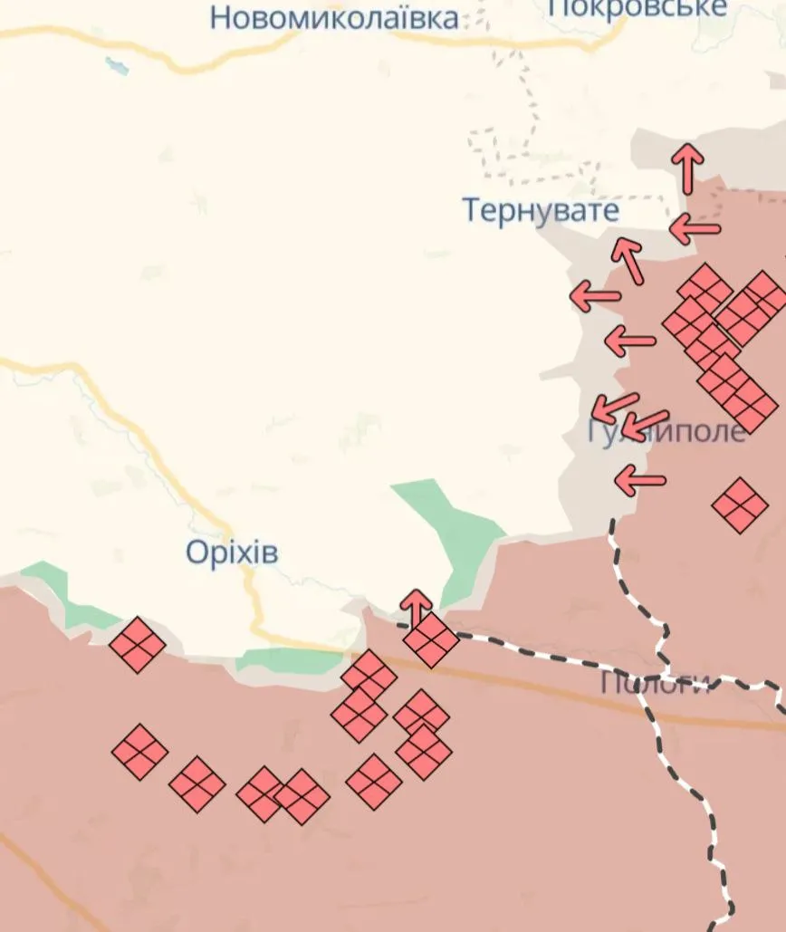 Російський наступ на Гуляйполе та Оріхів пригальмовує через тактичні прорахунки командування