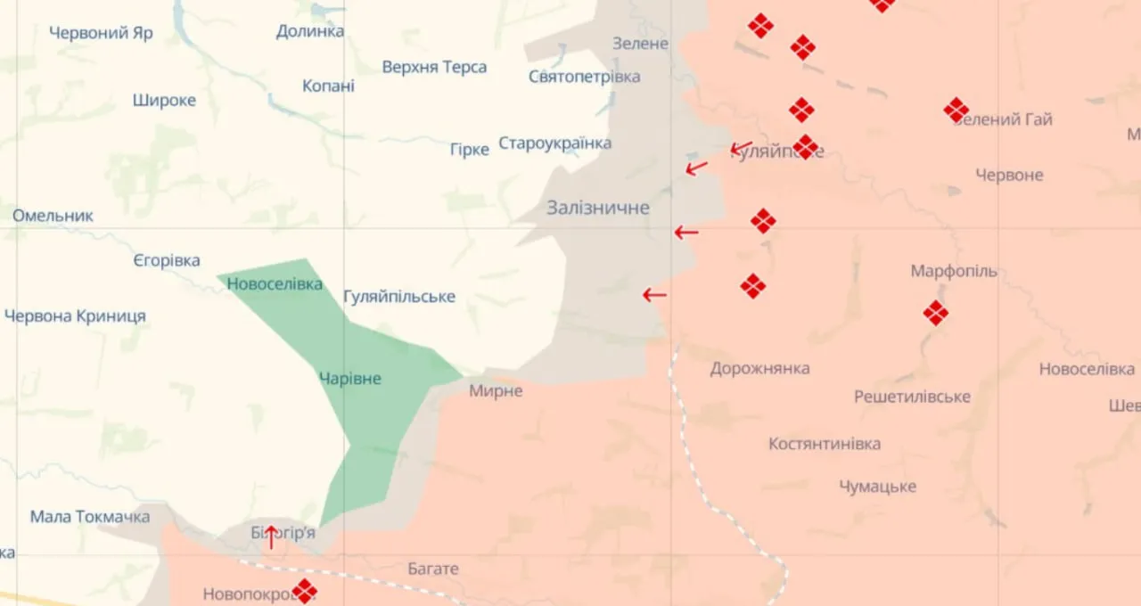 Ворог обходить Гуляйполе з флангів: DeepState