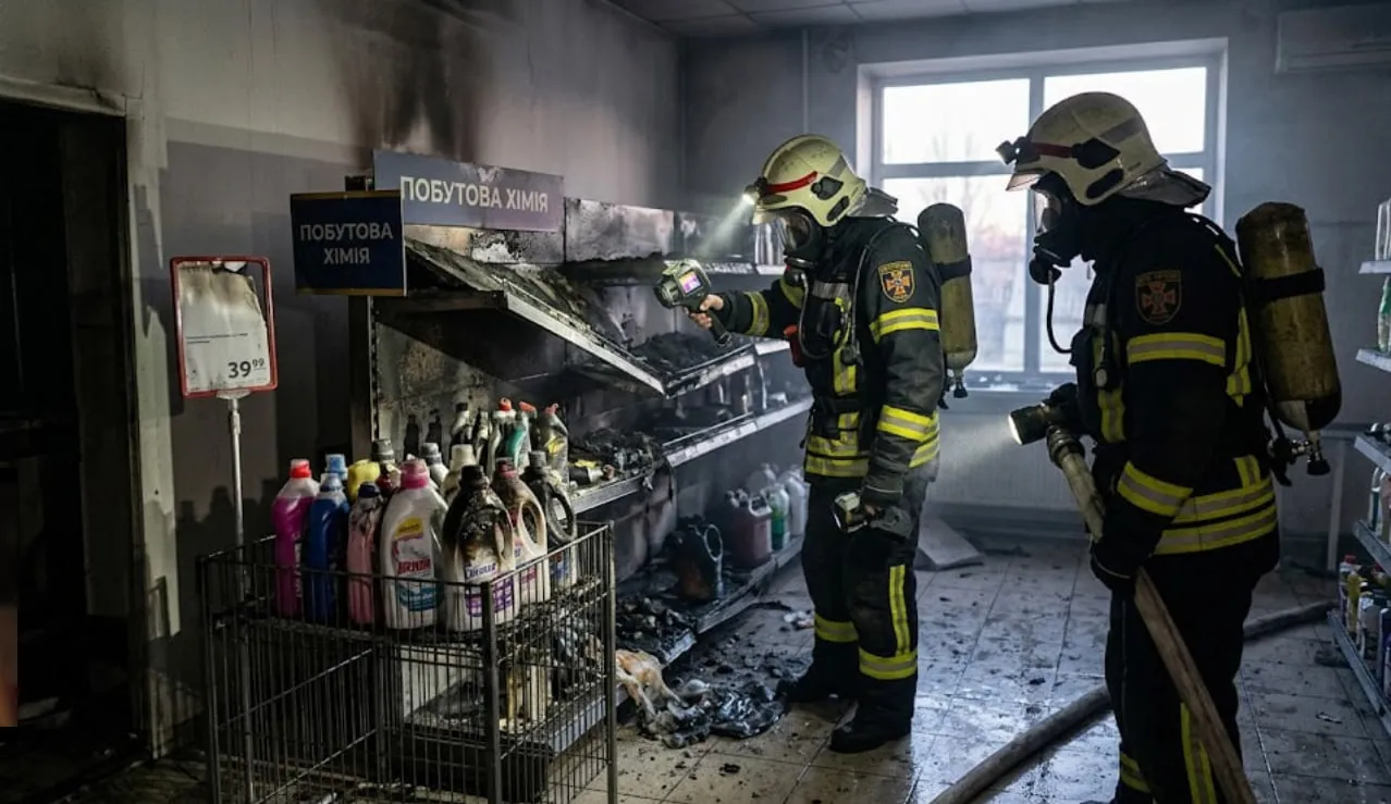 Горіла побутова хімія в Запоріжжі: ДСНС
