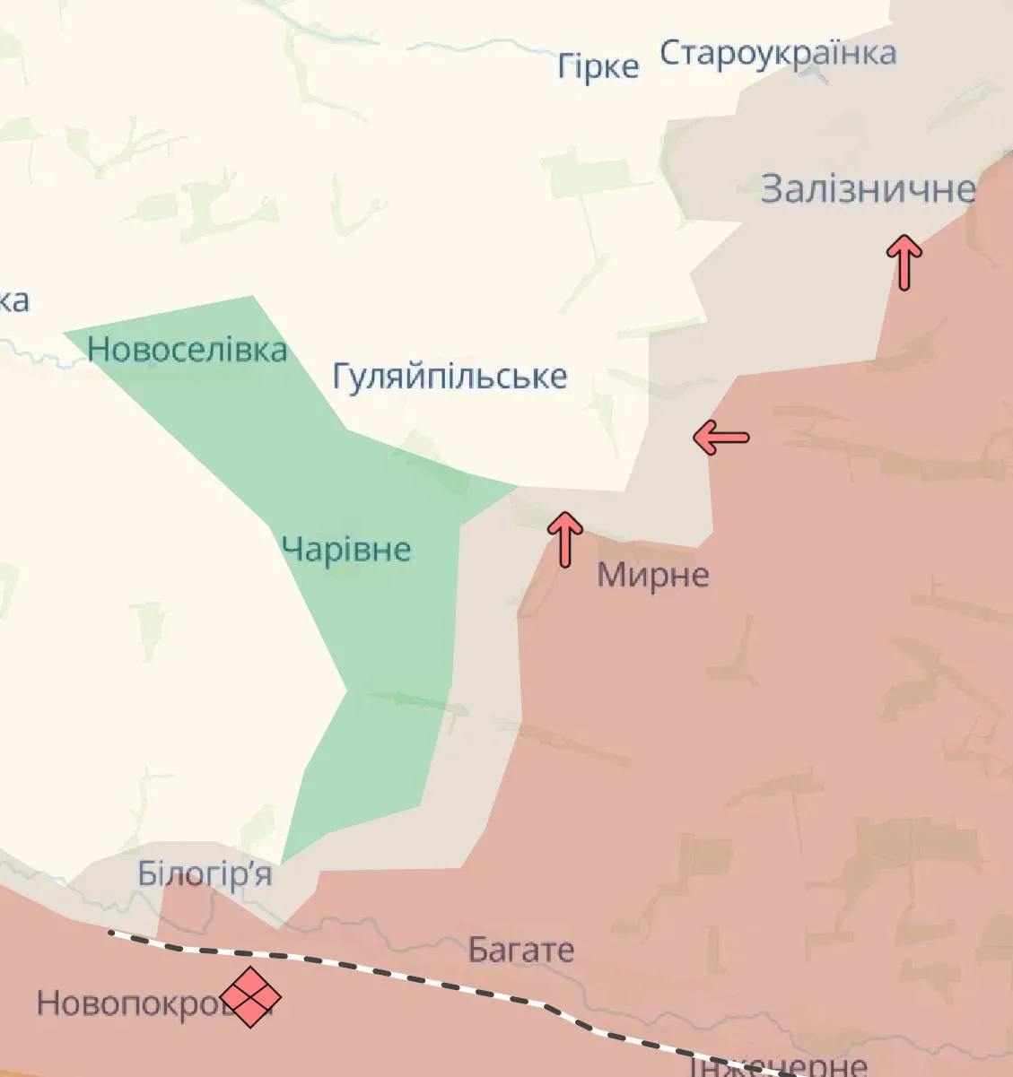 Російські війська мають успіх на Запорізькому напрямку