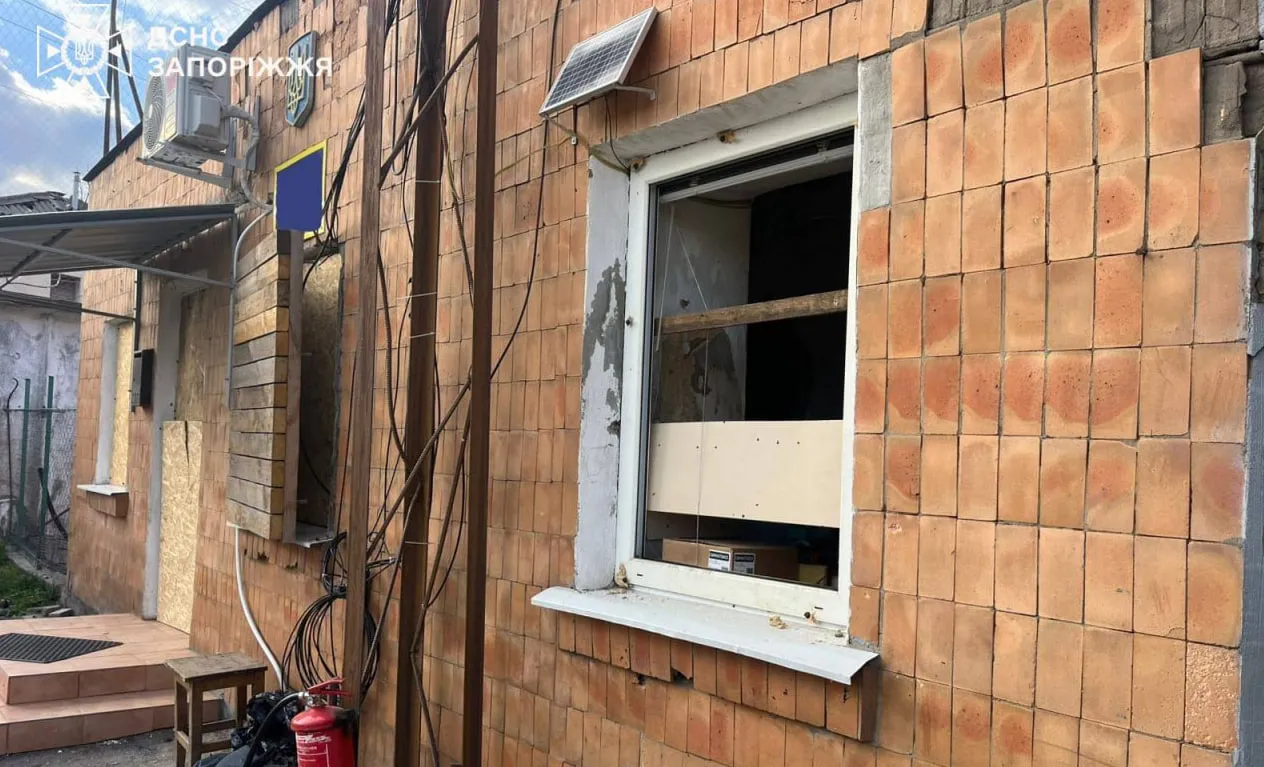 Окупанти атакували пожежну частину в прифронтовому районі Запоріжжя