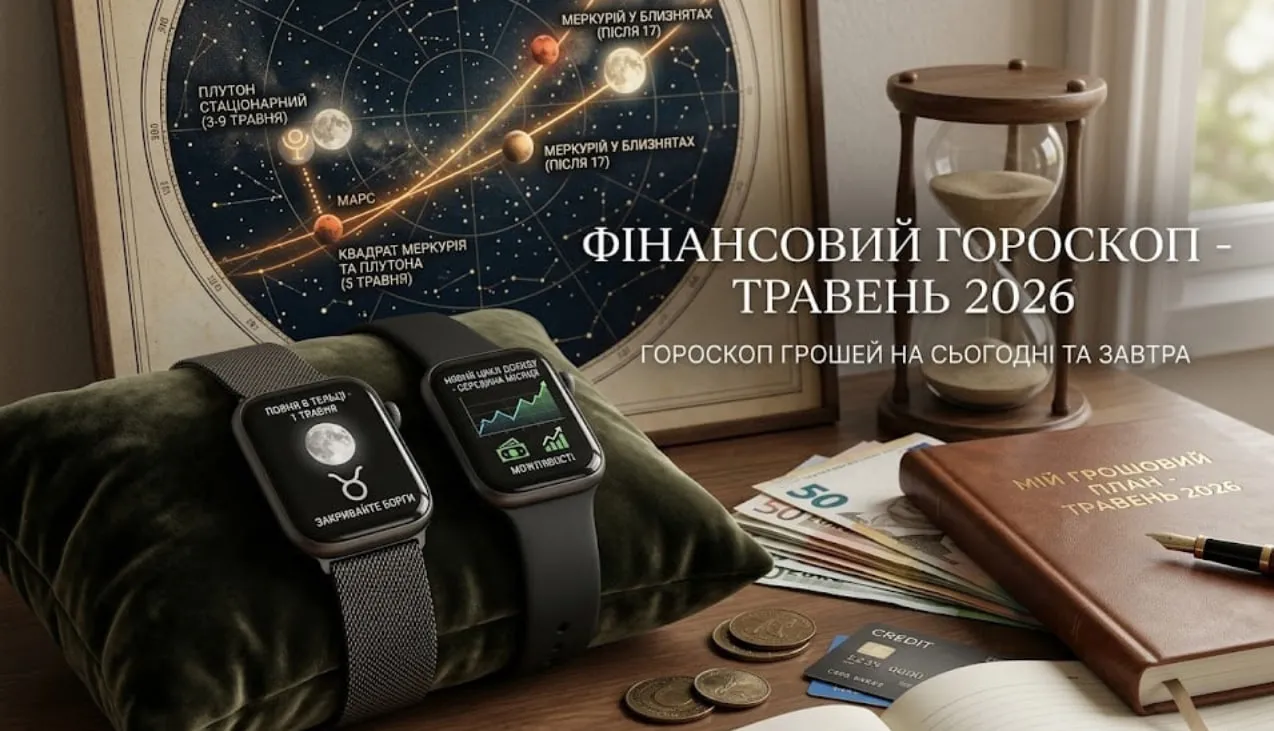 Фінансовий гороскоп на сьогодні та завтра: самий точний прогноз грошей на травень 2026