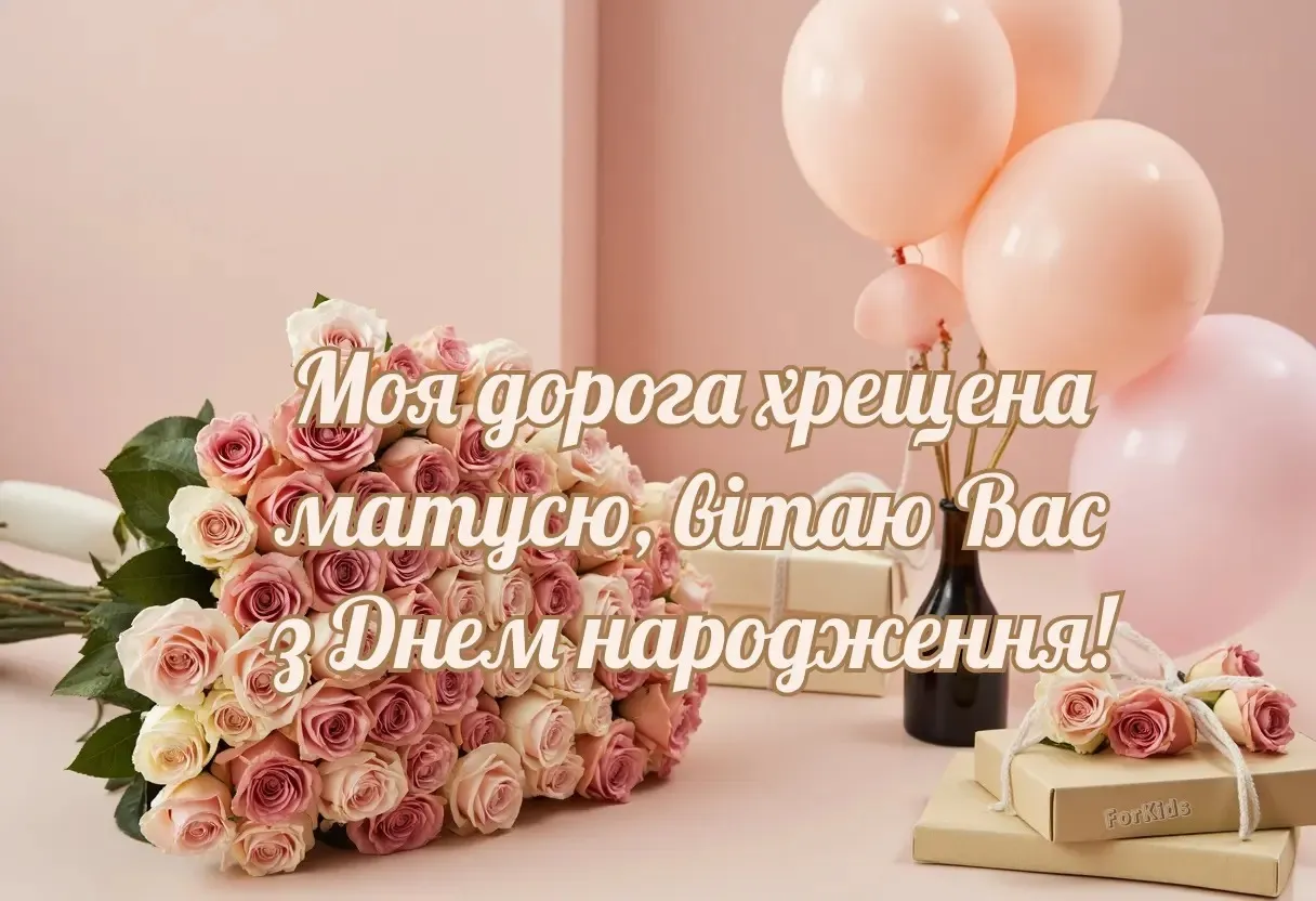 Ніжні привітання з днем народження для хрещеної мами від хрещениці: вірші, проза та красиві листівки