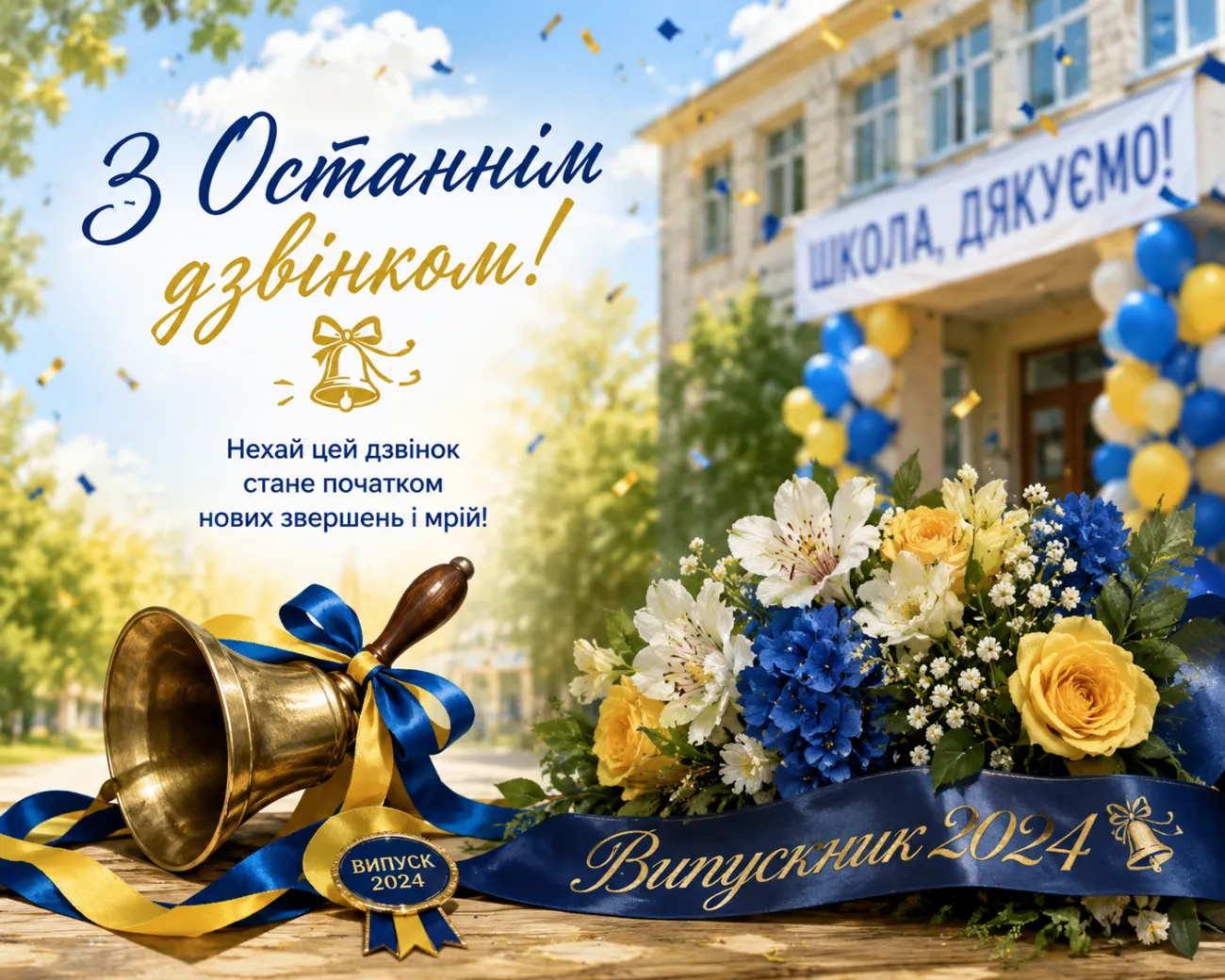 Свято Останнього дзвоника 2026: оригінальна проза та прикольні картинки для скачування