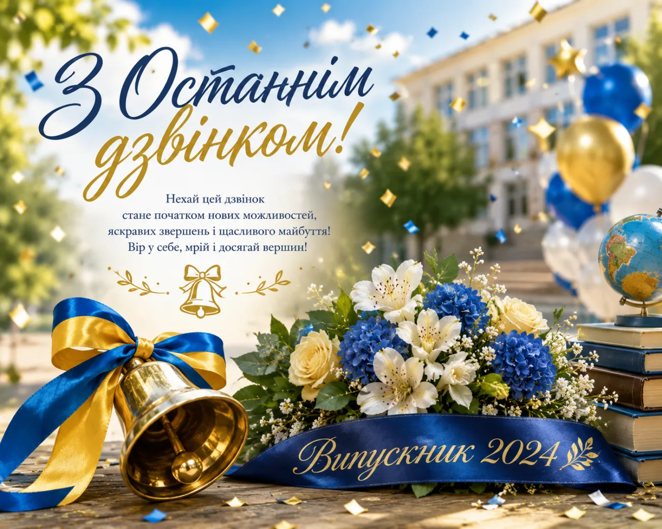 Свято Останнього дзвоника 2026: оригінальна проза та прикольні картинки для скачування